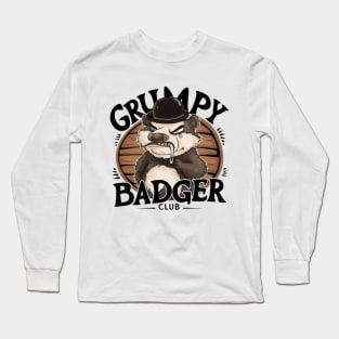 Grumpy Badger Club Long Sleeve T-Shirt